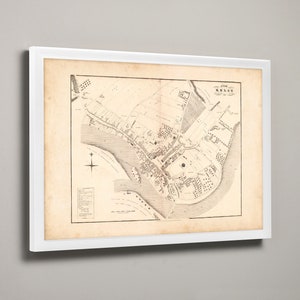Alte Landkarte von Kelso | Alte Landkarte | Alte Karte von Kelso, Vintage Karte von Kelso, Historische Karte von Kelso, Geschenk Print, Kelso Geneal
