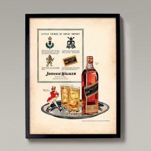 Johnnie Walker Sign - Etsy