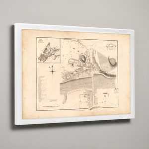 Old Map Of Dunkeld | Old Map Print | Dunkeld Old Map, Dunkeld Vintage Map, Dunkeld Historic Map, Dunkeld Gift Print, Dunkeld Genealogy, Dunk