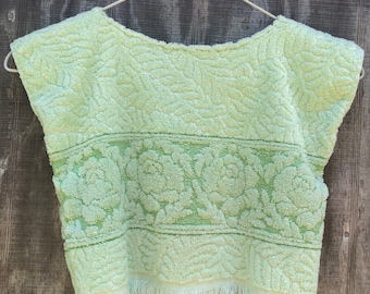 VINTAGE Reworked Towel Top Beach Coverup Toddler Girl's Top