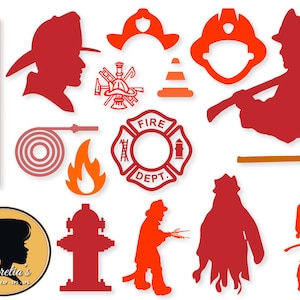 Firefighter,Firefighter svg, Fireman , SVG files for Silhouette Cameo or Cricut, vector, .svg, dxf eps