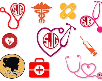 Medical , Medical Svg, Medical Silhouette, Heart ECG ,Heart ECG Svg, Cameo or Cricut, Couple svg, vector, svg, dxf eps