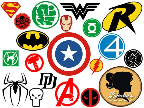 Superhelden Svg Superheld Eps Superheld Logo Svg Superheld Etsy