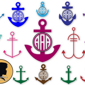 Anchor  SVG , Boat Anchor SVG,  Nautical Anchor SVG,  Anchors Design Svg, (zipped .eps .pdf .dxf .svg and .studio file) vector cutting files