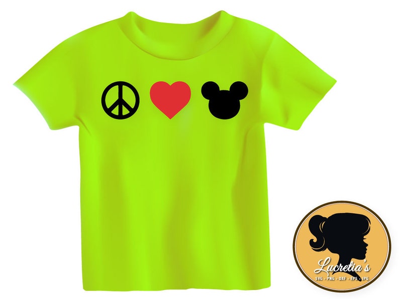 Free Free 266 Peace Love Mickey Svg SVG PNG EPS DXF File