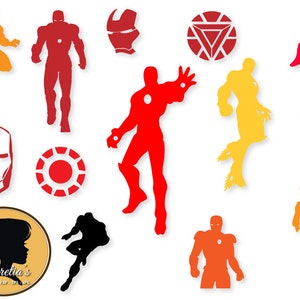 Iron man SVG, Iron man Clip Art, Digital Download for Silhouette Cameo or Cricut, vector, clipart, svg