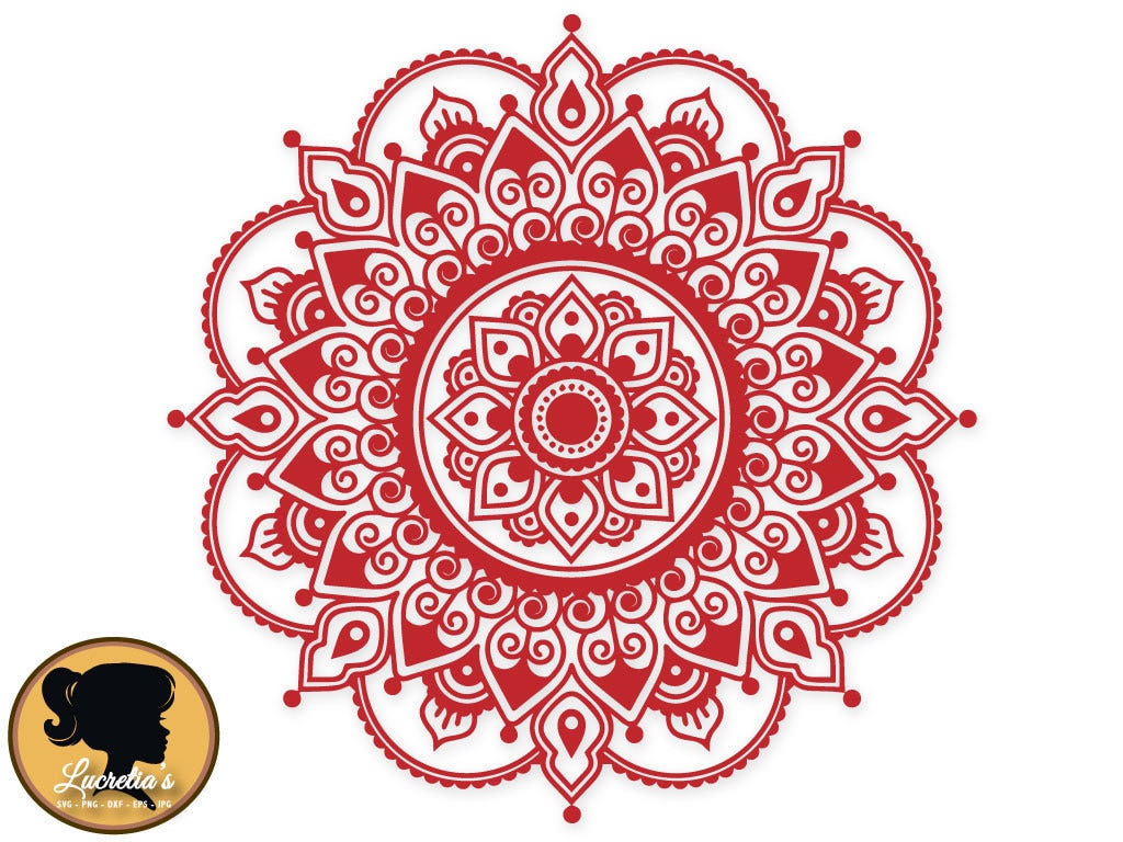 Flower Mandala SVG Cut Files for Vinyl Cutters Screen | Etsy