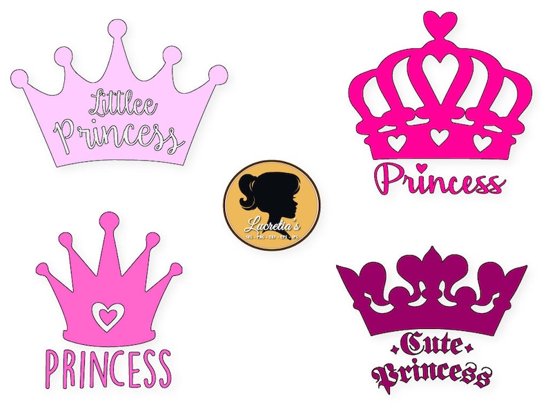 Crown Svg Crown Silhouette Princess Crown SvgCricut Cut | Etsy