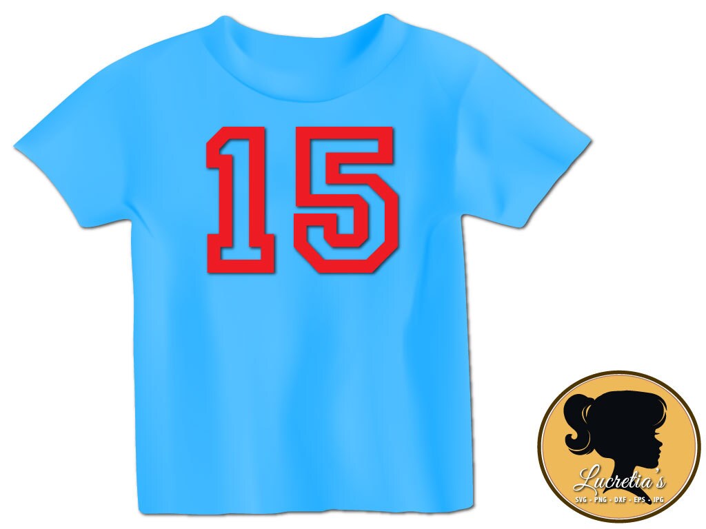 Sports Number Silhouette Sports Numbers Svg SVG sport Etsy