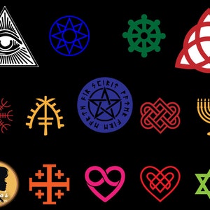 symbol svg, Symbol magic , The menorah , Star of David, Magical Symbols vector, Cut Files For Cricut, SVG DXF Png Eps Jpg