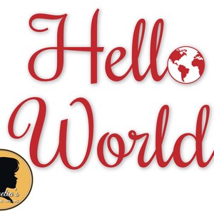 Hello World SVG - Earth Silhouette SVG , Hello World Silhouette ...