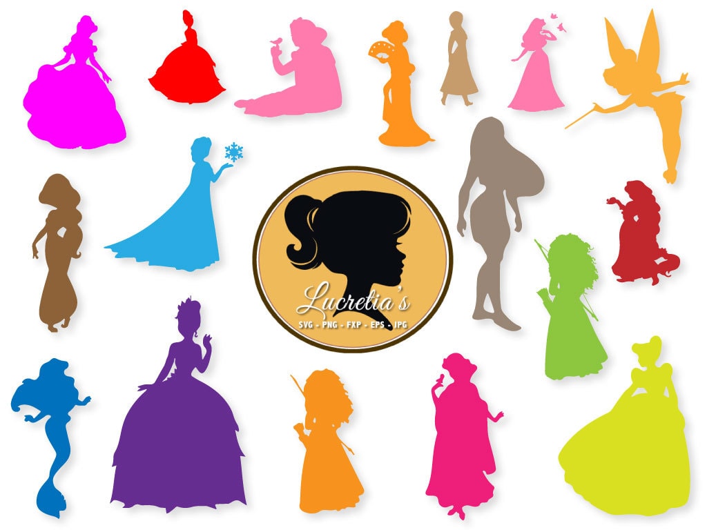 Download Disney princess silhouette dxf, Princess clipart, SVG ...