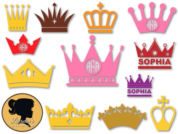 Free Free Princess Crown Monogram Svg SVG PNG EPS DXF File