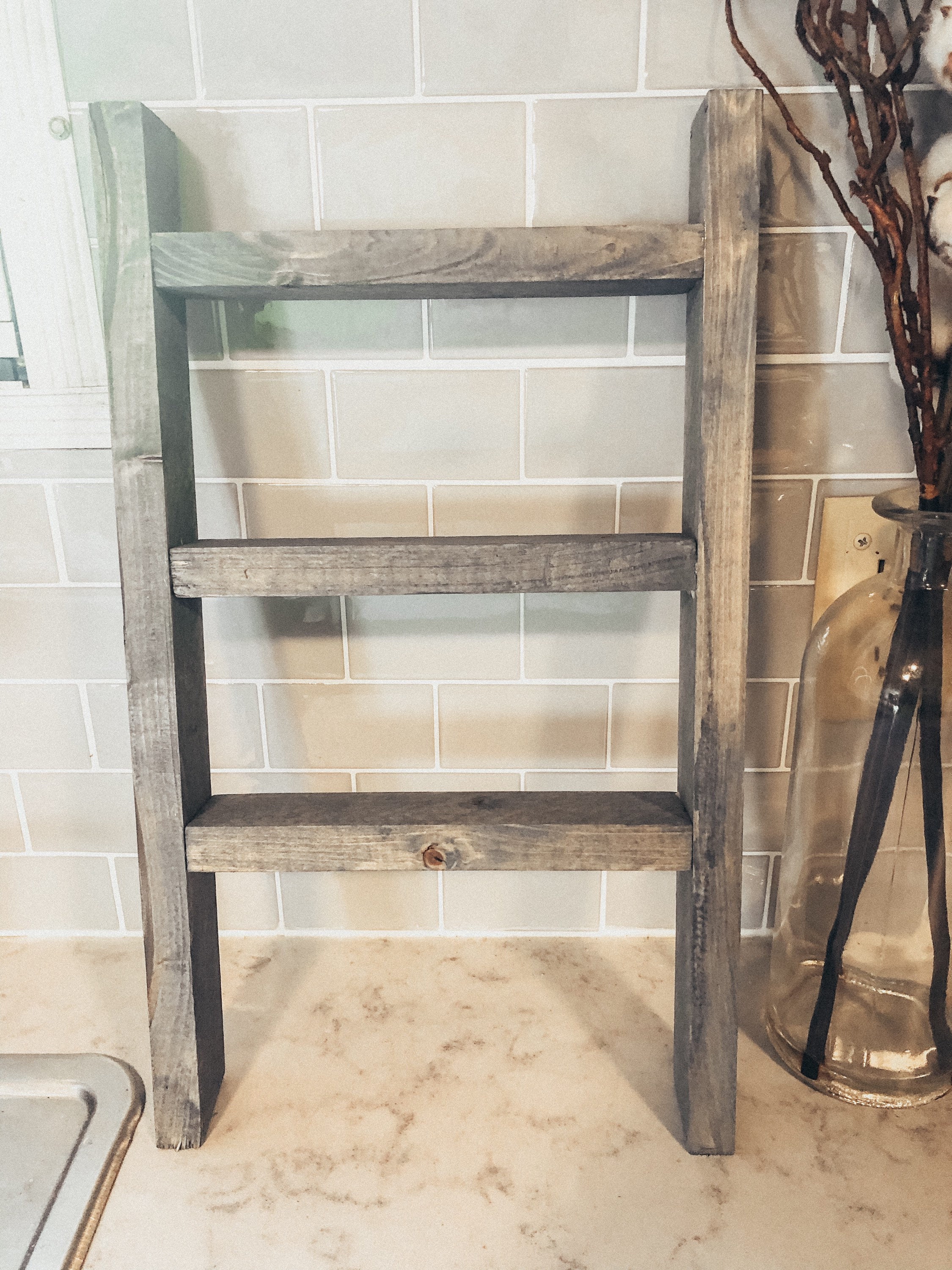 Mini Tea Towel Ladder Kitchen Decor farmhouse Decor Etsy