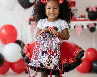 Minnie inspiriert Kordelzug Rucksack