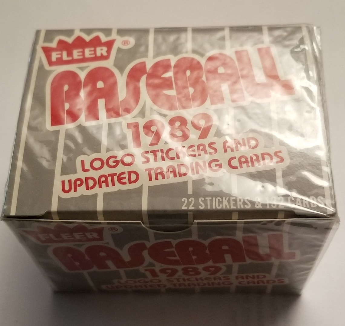 Fleer Baseball 1989 Logo Stickers & Updated Trading Cards Etsy