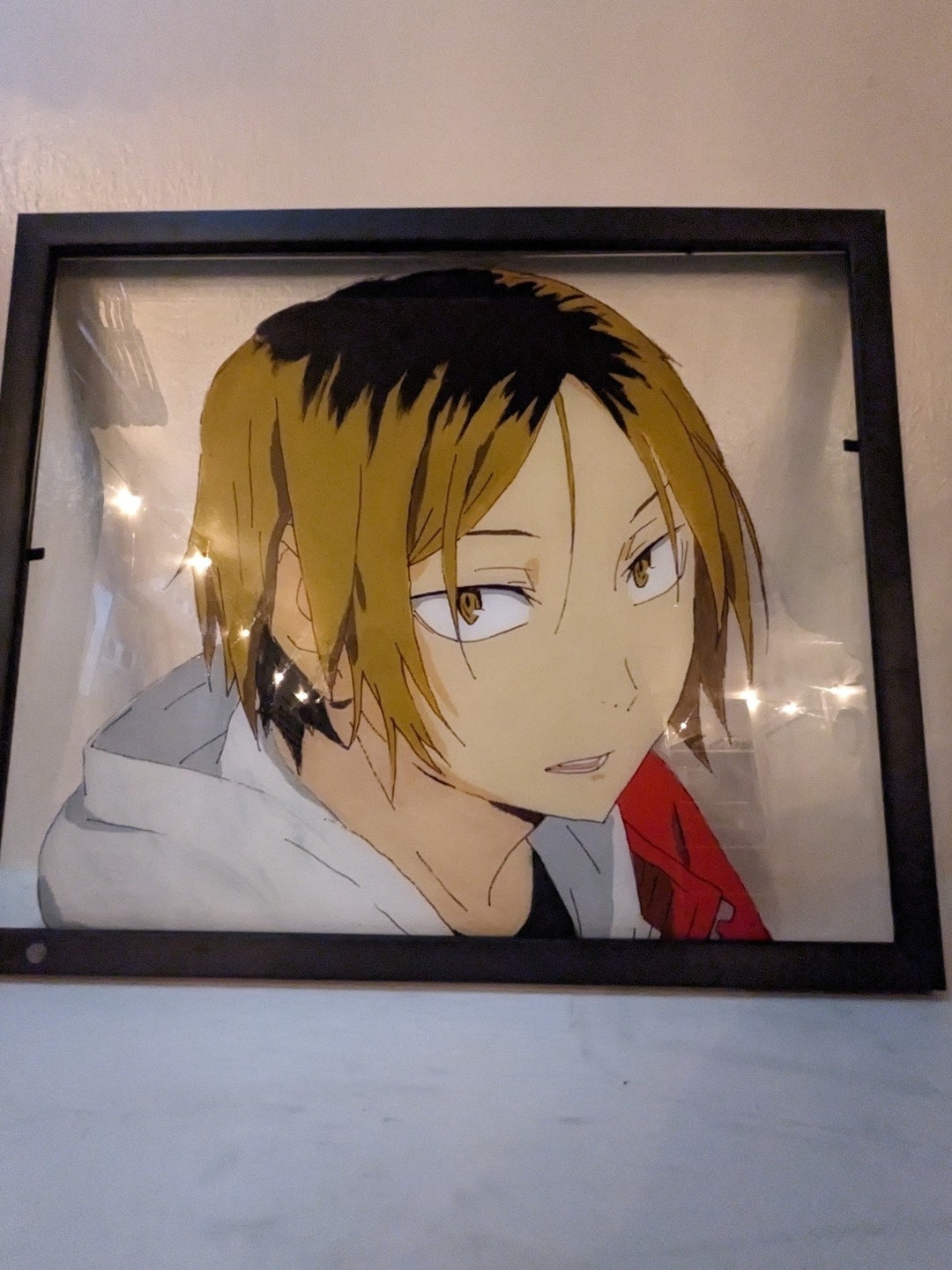 Kenma Haikyuu Glass Painting Etsy
