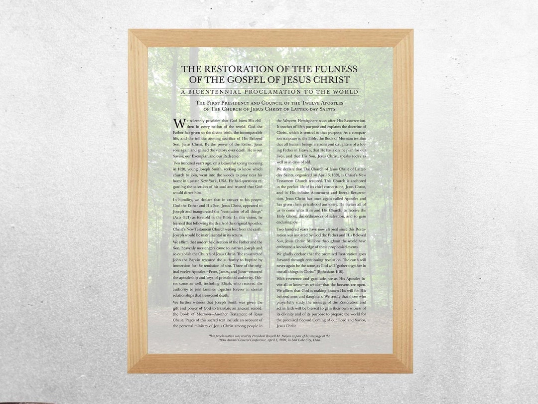 The Restoration Proclamation - Il 1080xN.2301752657 J7bt