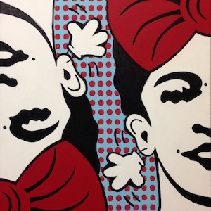 Pop Art Frida Painting