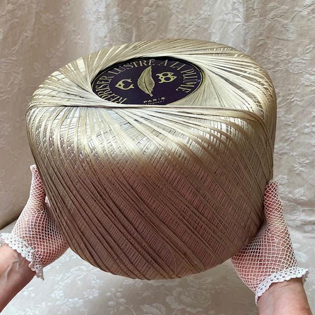 フランス　ビンテージ　メルスリー　カルティエブレッソン　赤糸　刺繍糸　裁縫　手芸 フランス ビンテージ メルスリー カルティエブレッソン 赤糸