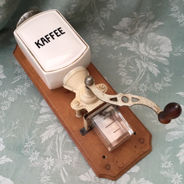 Antique Wall Mount Coffee Grinder for sale Only 2 left at 70
