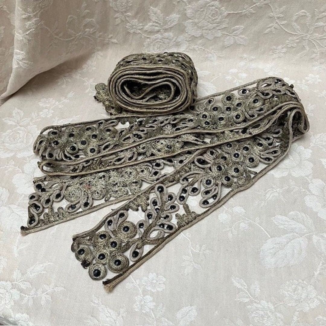 Exceptional French Victorian 19th Maybe Earlier LITHURGIC PASSEMENTERIE ...
