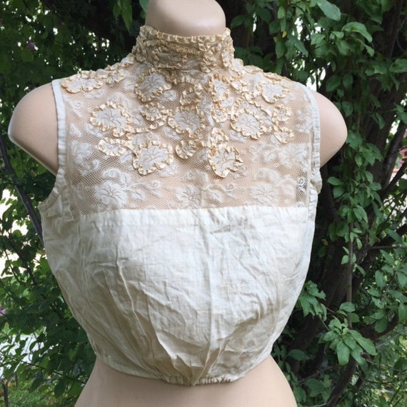 Divine Antique VICTORIAN Edwardian Vtg French LACE