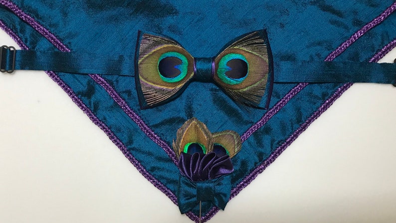 Silk Teal Pocket Square with lavender-purple thread Wedding accessories Available in different colors Purple, Black, Navy Blue, Red, Orange image 4