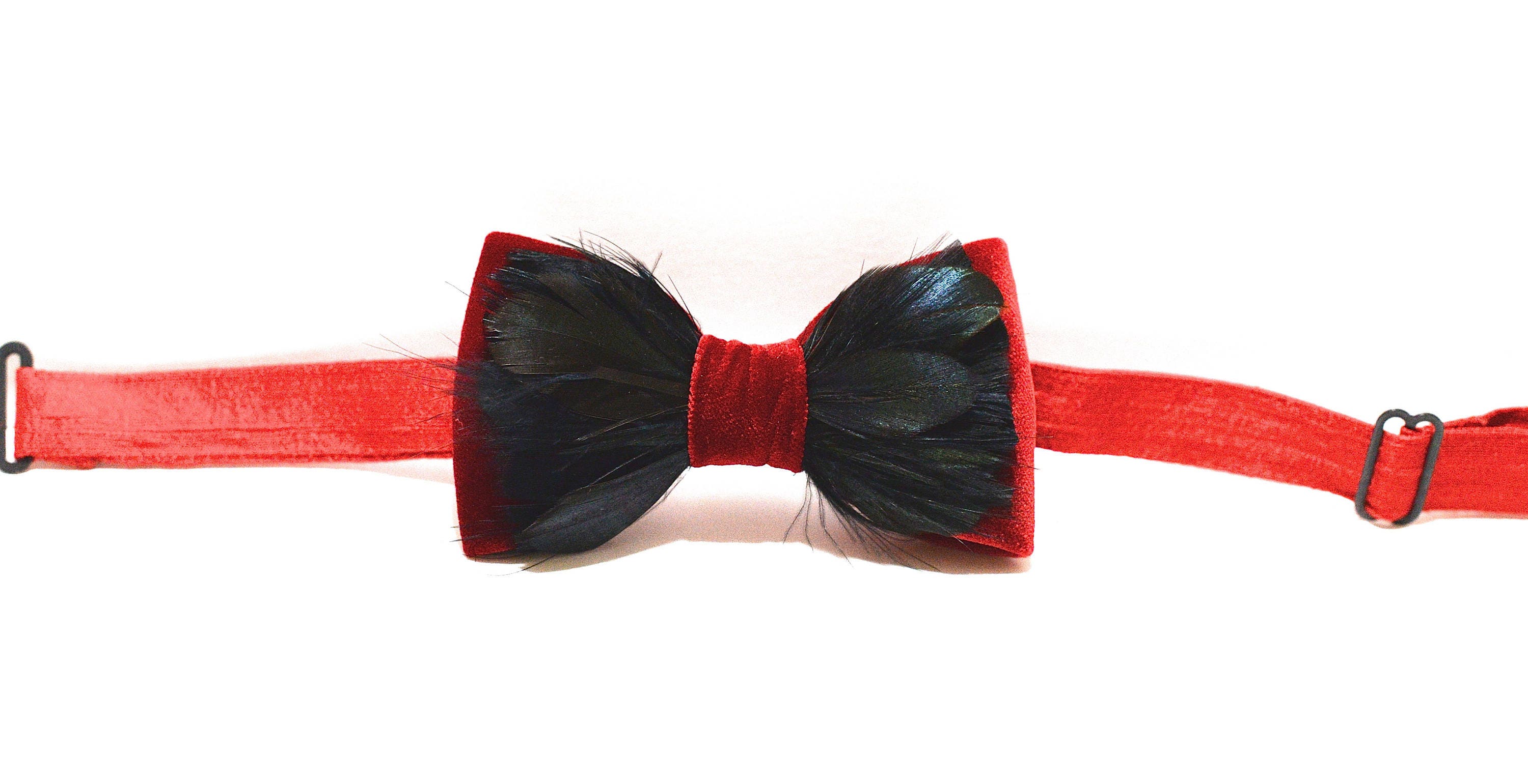 Mens Bow Tie Children Red Velvet BowTie Wedding BowTie Bow Tie Etsy