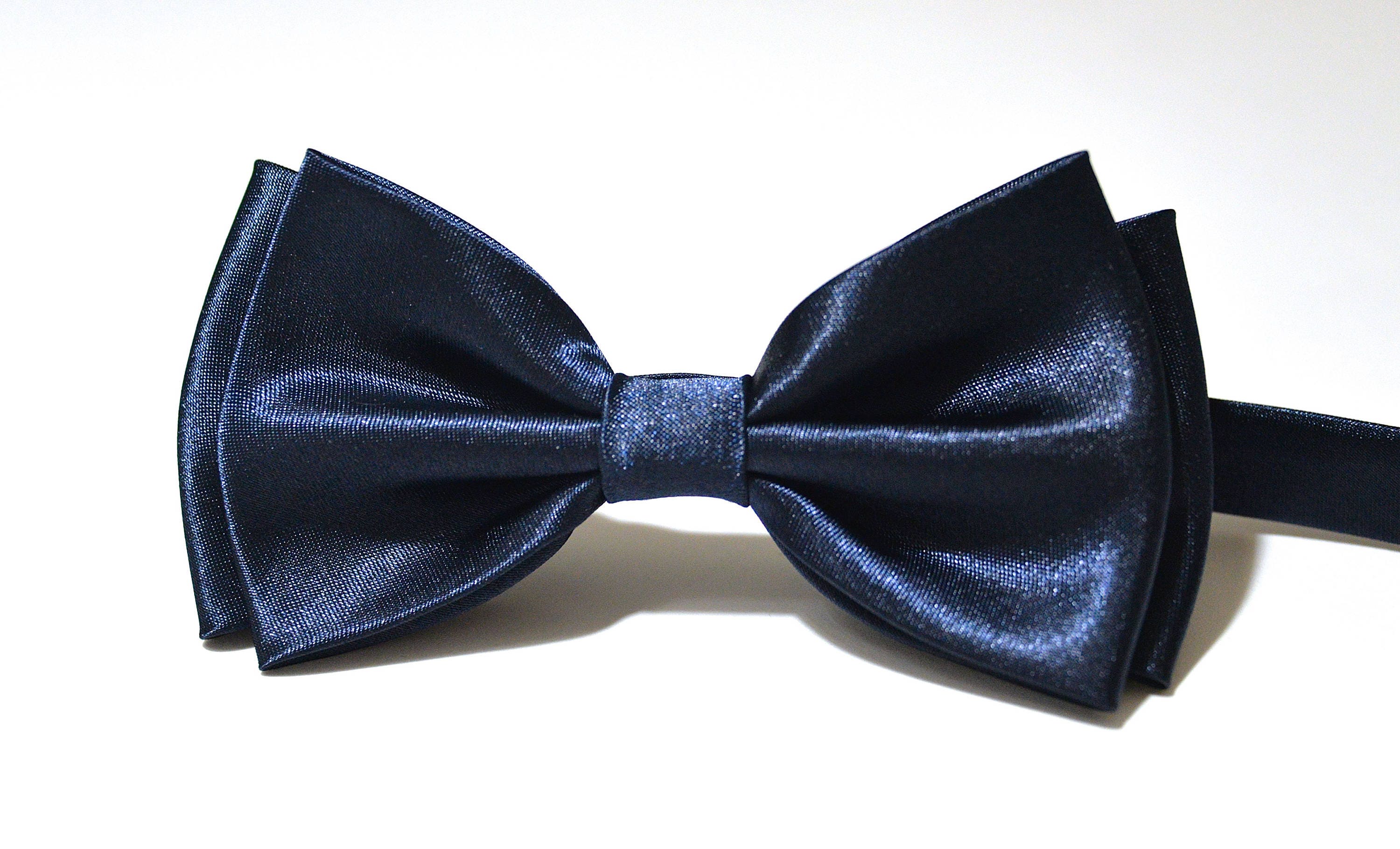 Bow Tie Navy Blue Bow Tie Wedding Bow Tie Bow Tie for Men Gift Etsy