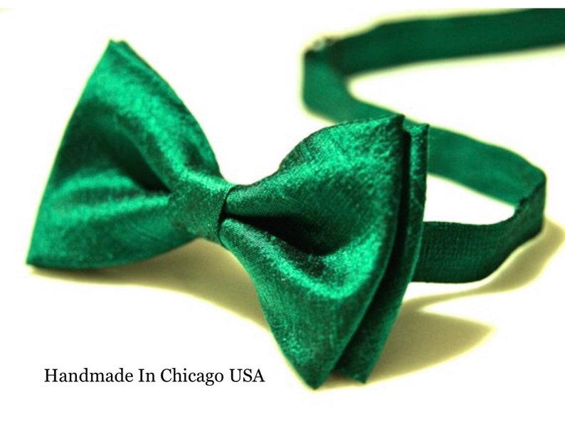 Bow Tie Green Bow Tie Wedding Bow Tie Bow Tie for Men Gift Etsy