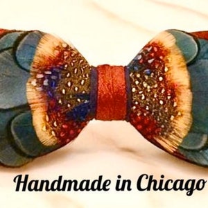 Red and Green Luxury Mens Feathered BowTie Children BowTie Wedding Bow Tie BowTie for Men Gift Genuine Feathers Proms Party Groom outfit
