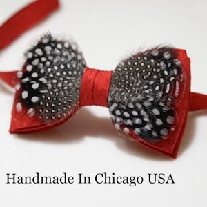Mens Bow Tie Scarlet Red Bow Tie Wedding Bow Tie Silk Bow Tie 100% Silk Bow Tie for Men Gift for Men Gift for Him Tie Groomsmen Wedding set
