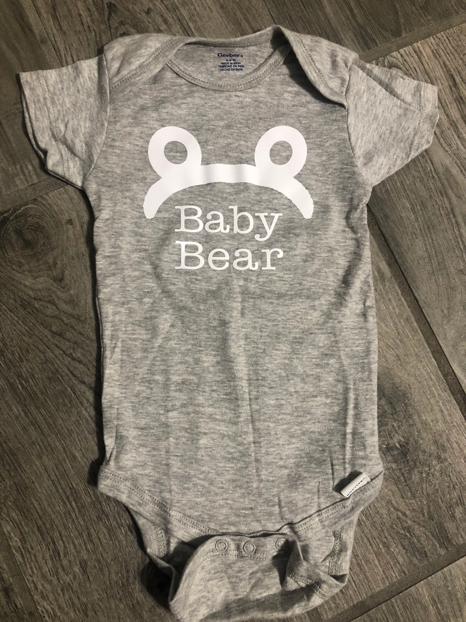 Bear Embroidered Onesie main image 1