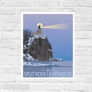 Minnesota- Split Rock Lighthouse State Park Art Print
