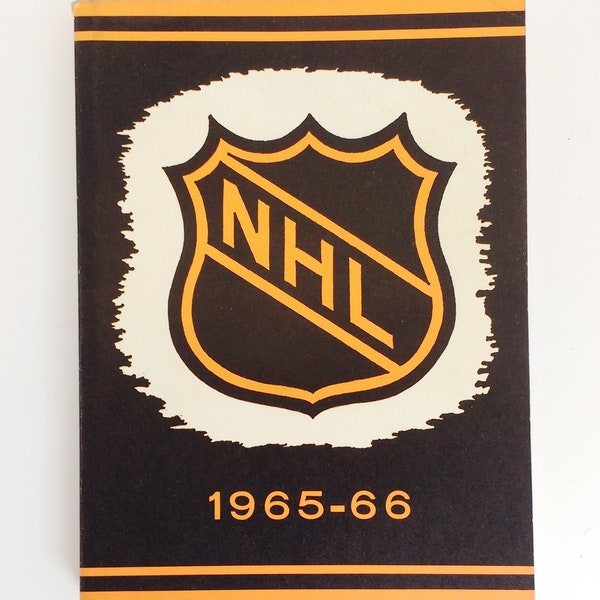 1965-1966 National Hockey League NHL Press Radio Media Guide, Jim Hendy's Who's Who Original, Collectible Sport Memorabilia, Hockey Stats