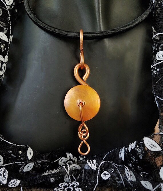 Unique Necklace Featuring Geometric and Freeform Design, A Balance of Design Elements, Hypoallergenic, Nickel Free, Vegan Friendly,