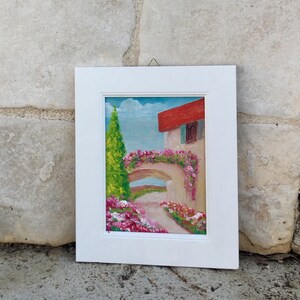 Dipinti in Miniatura, Paesaggi Pugliesi, Mini Quadri, Dipinti Personalizzabili, Cornici Shabby
