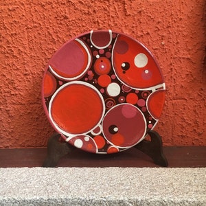 Decorative Plate, Artistic Ceramic Plates, Hand Painted Plates