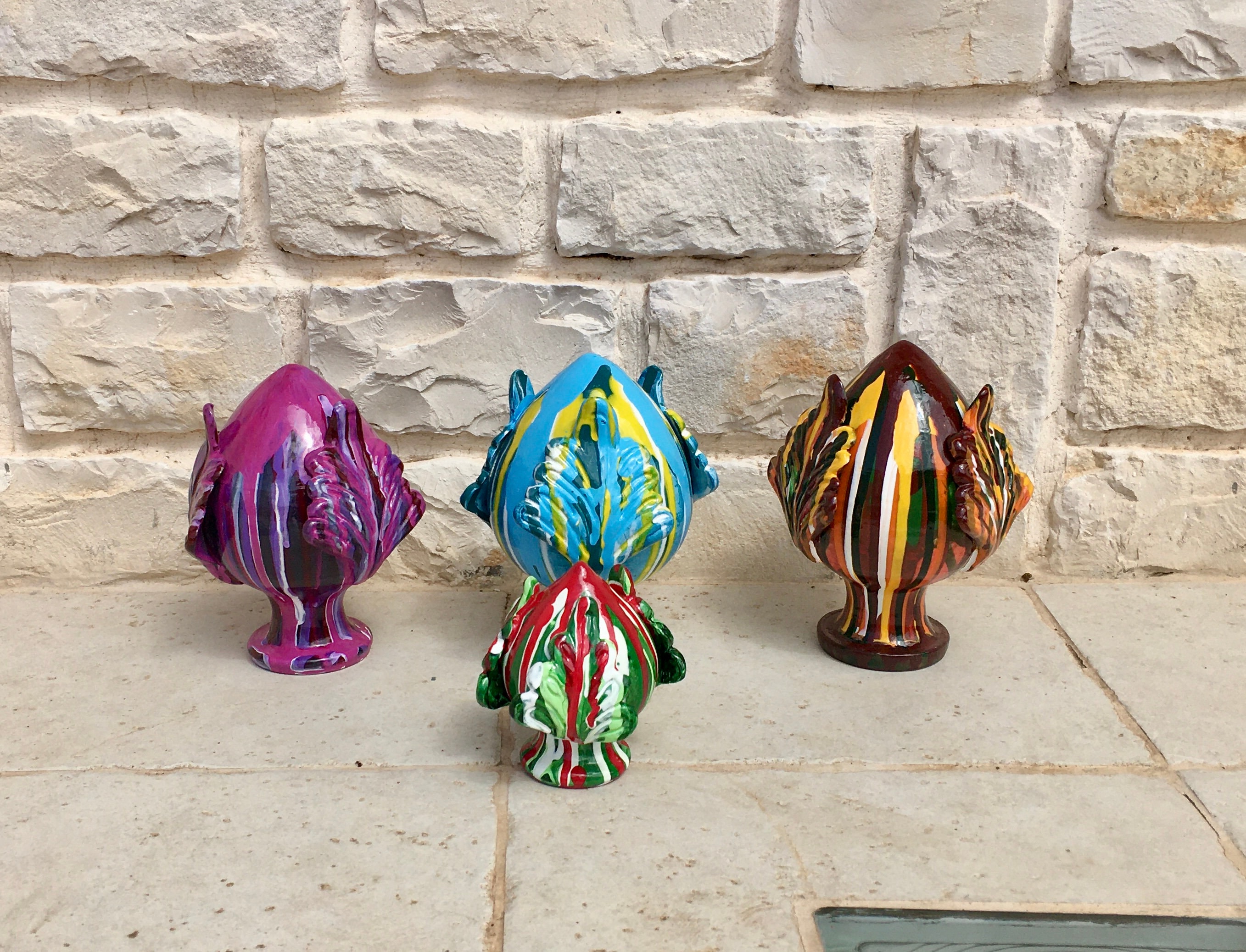 Pumo Pugliese Pumi Moderni Ceramiche Puglia Pumi Multicolor