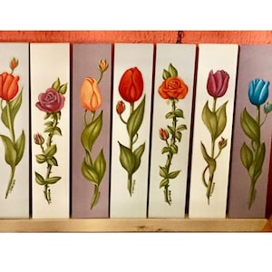 Bomboniere Floreali, Dipinti Personalizzati, Pittura ad Olio, Dipinto su MDF, Bomboniere Personalizzate, Bomboniere  Botaniche, Fiori