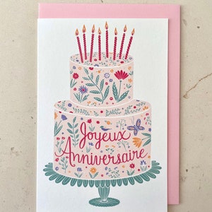 Happy Birthday Card Gourmand Wine Cheese Free Shipping Etsy Canada