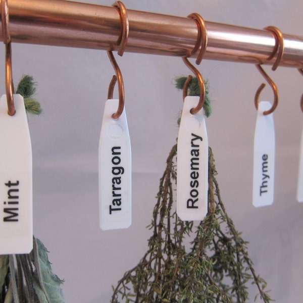 Steampunk copper pipe 'Linda's herb drying rack'