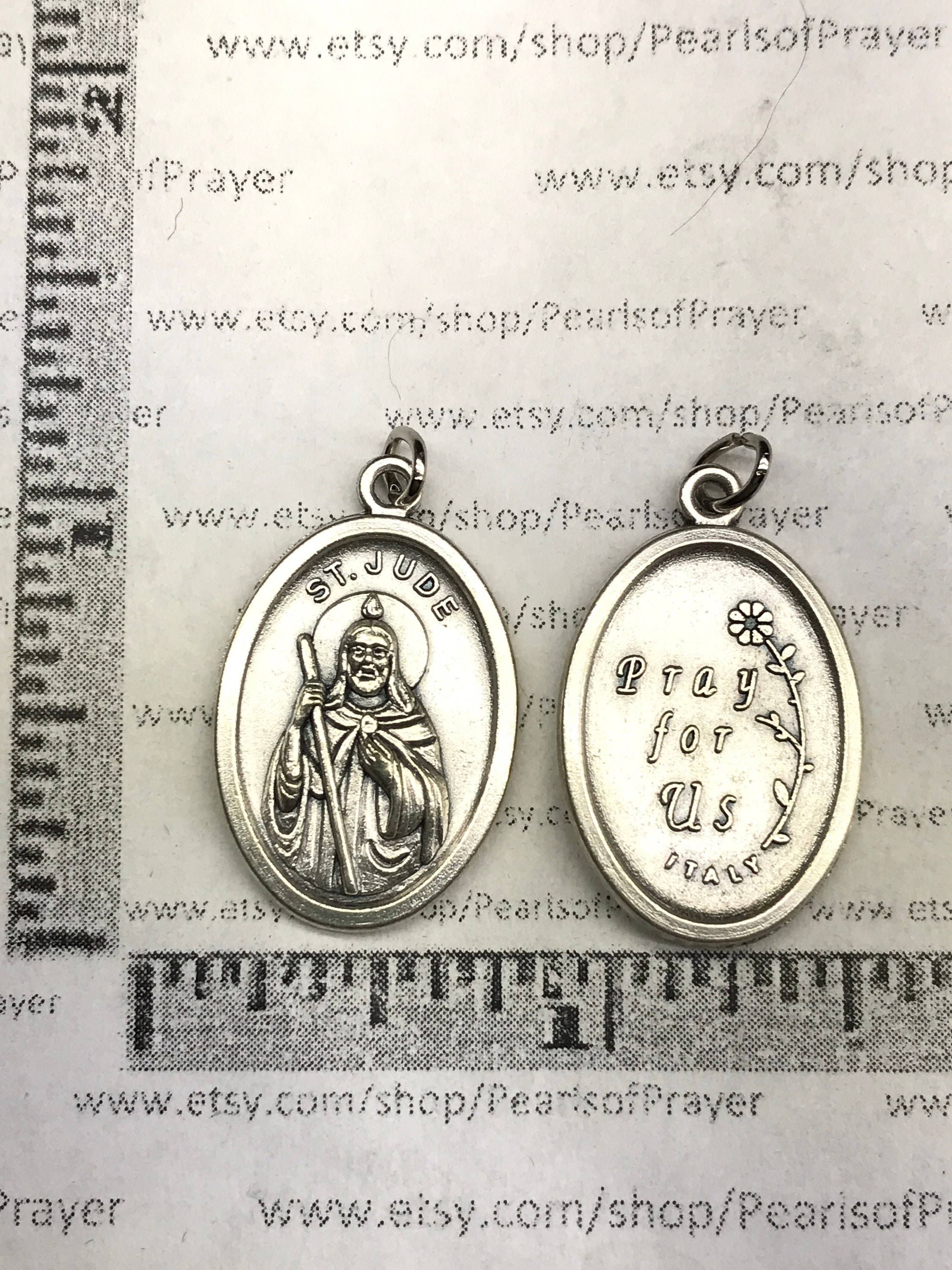 Medal of St Jude Patron Saint of the Impossible Traditional - Etsy