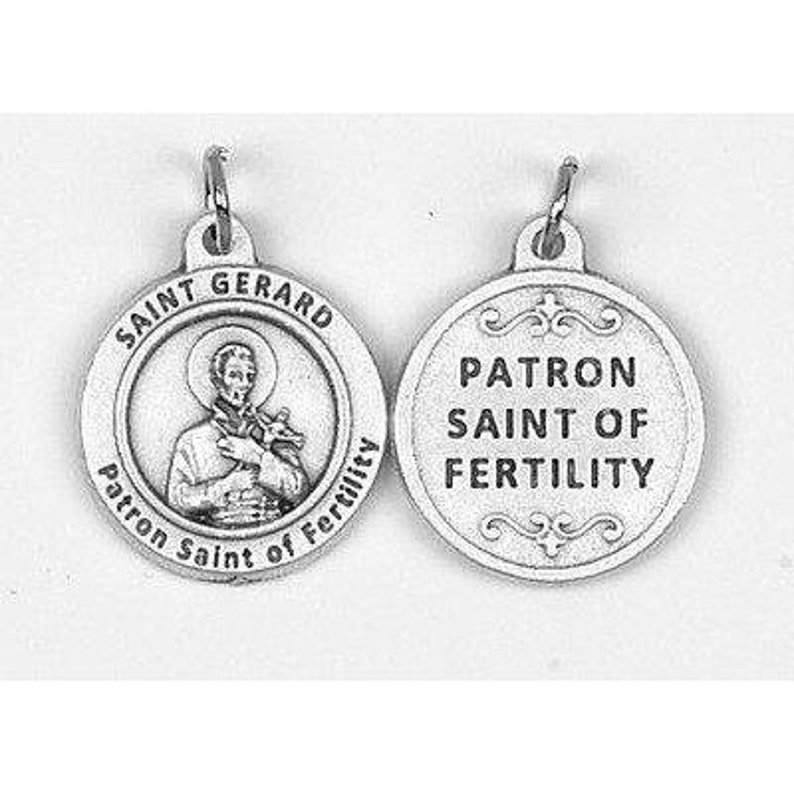 St Gerard Majella Healing Medal Patron of Motherhood Etsy