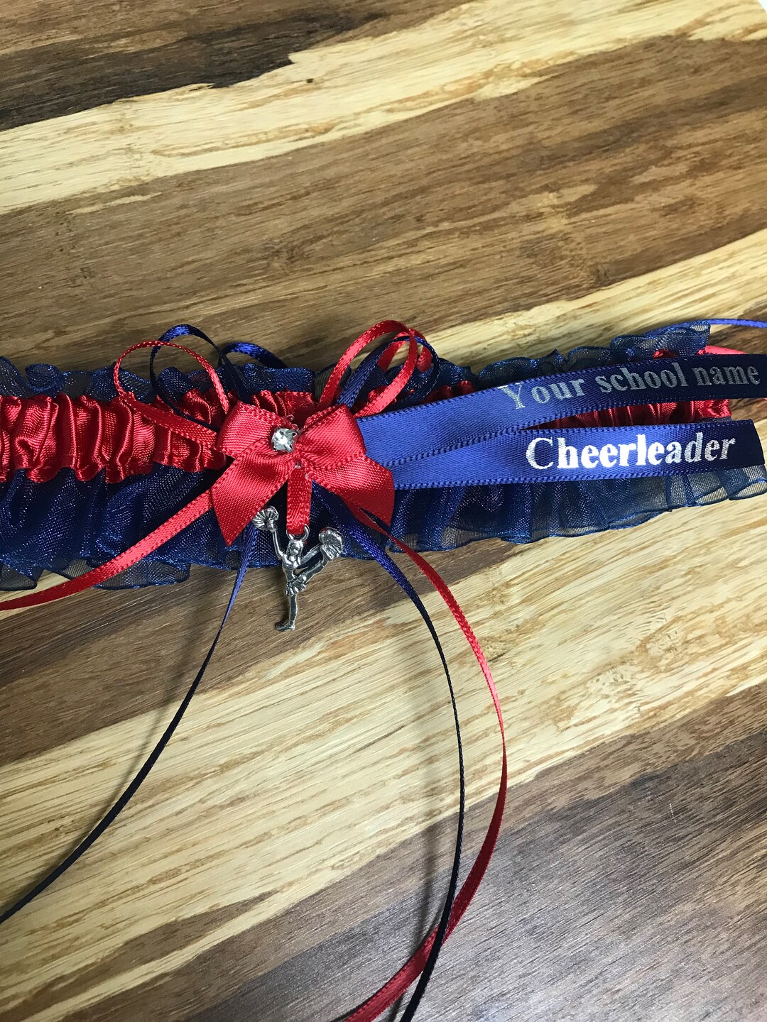 Cheerleader Garters in Custom Colors. Garters for Cheer. Cheer Etsy
