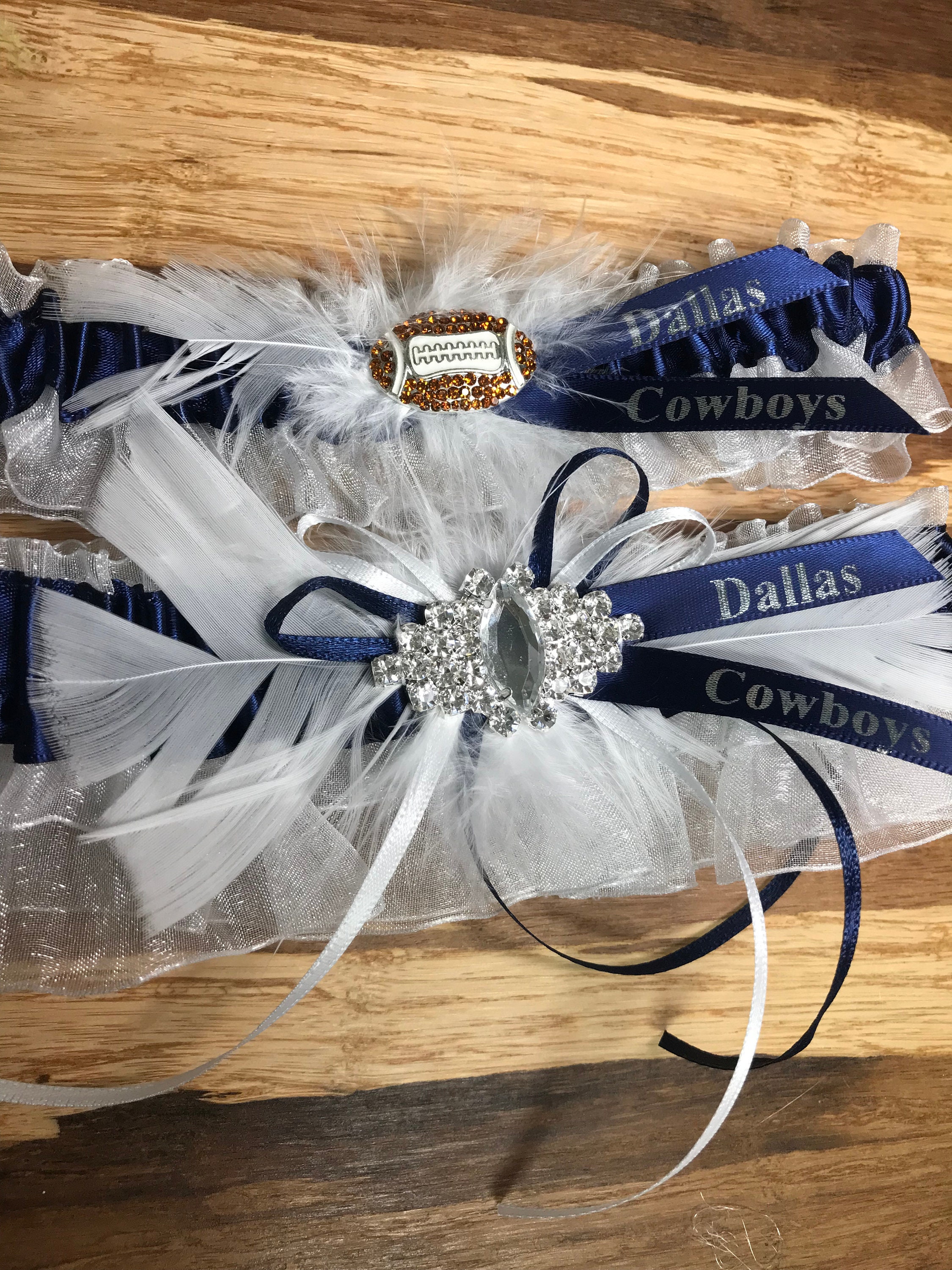 Buy Dallas Cowboys Inspired Garter Set. Cowboys Wedding Garters