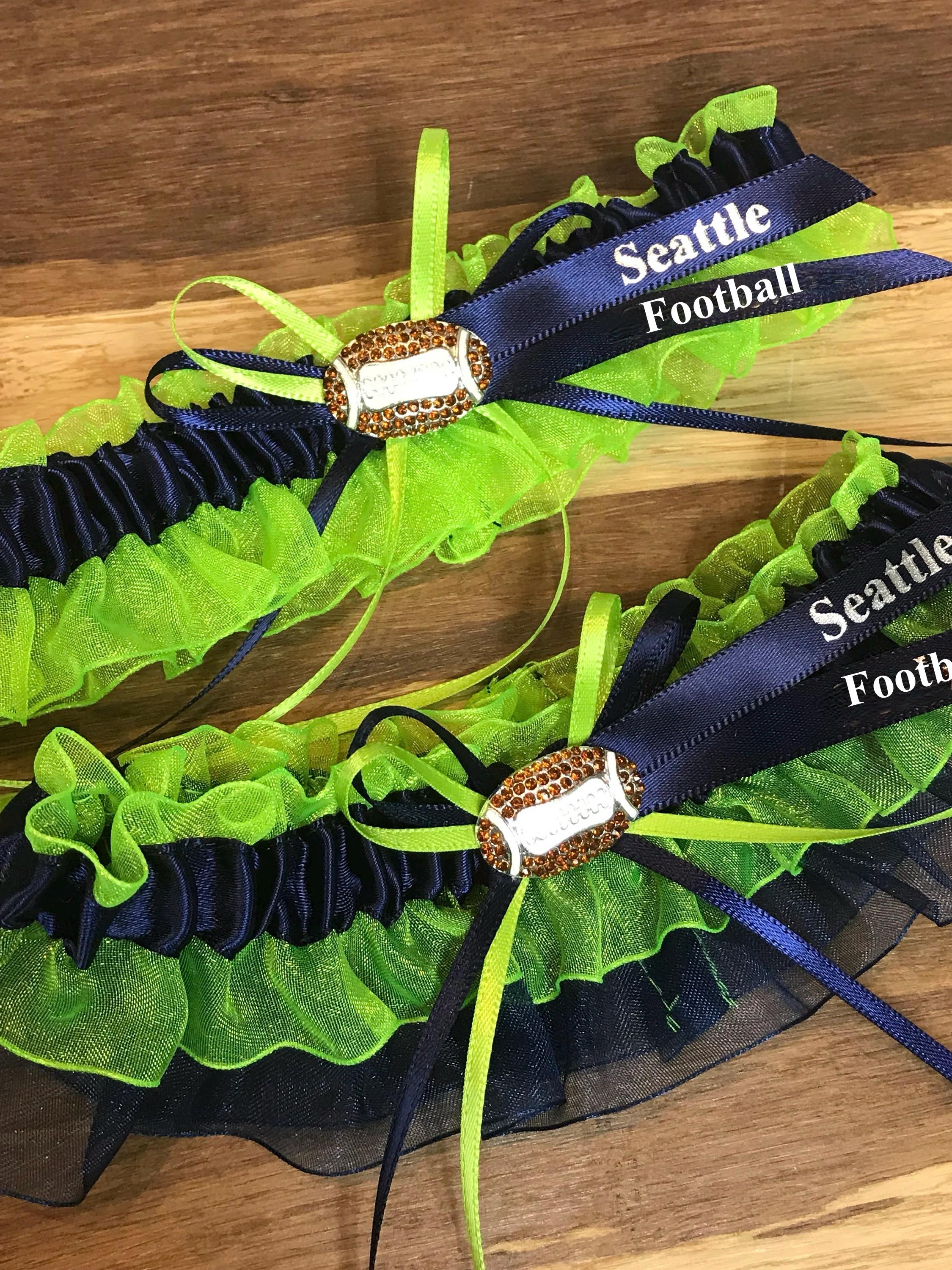 Seahawks Garter - Etsy Seahawks Garter - Etsy