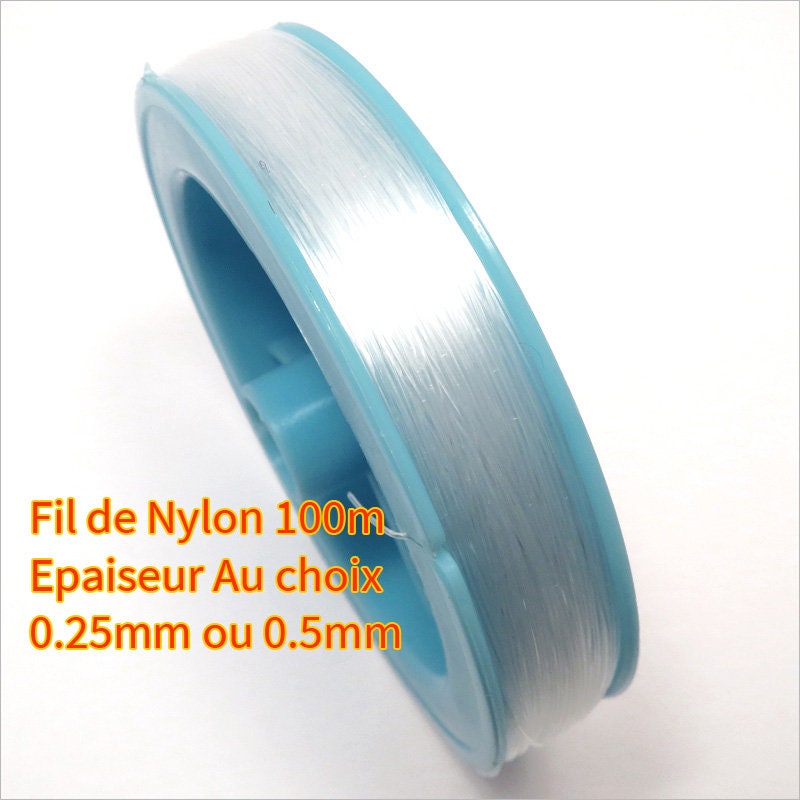 0.25mm, 0.3mm, 0.35mm, 0.4mm 0.45mm 0.5mm 0.6mm 0.7mm 0.8mm Fishing Line,  Non Elastic Clear Crystal Beading Thread String Cord Fishing Line 