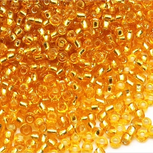 Rockery Beads 2mm Glass Golden Silver Hole, Lot 16g Circa 1280pcs